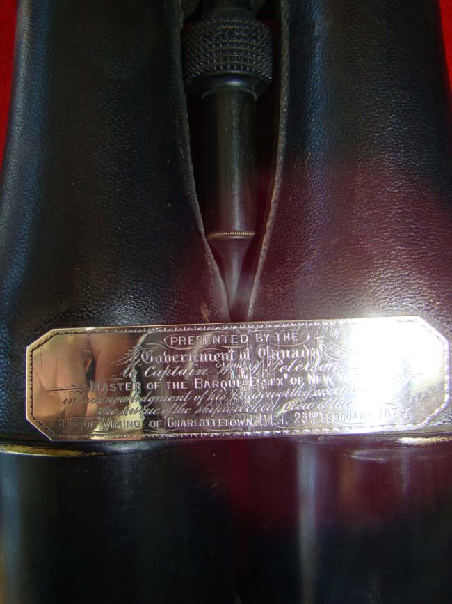 An historic pair of presentation binoculars dated 1879. — image 3